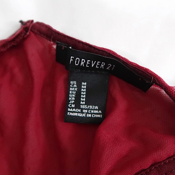 Forever 21 | Maroon Body Con Dress - Picture 6 of 6